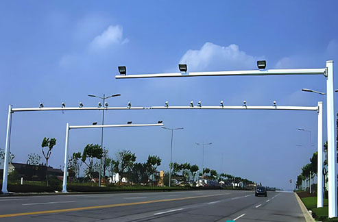 Multi functional monitoring pole