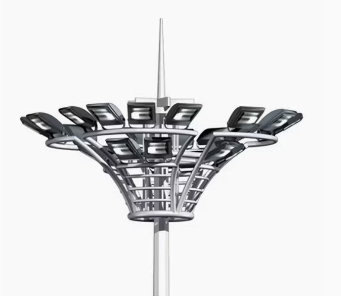 How do I choose the right LED power for high mast lighting?