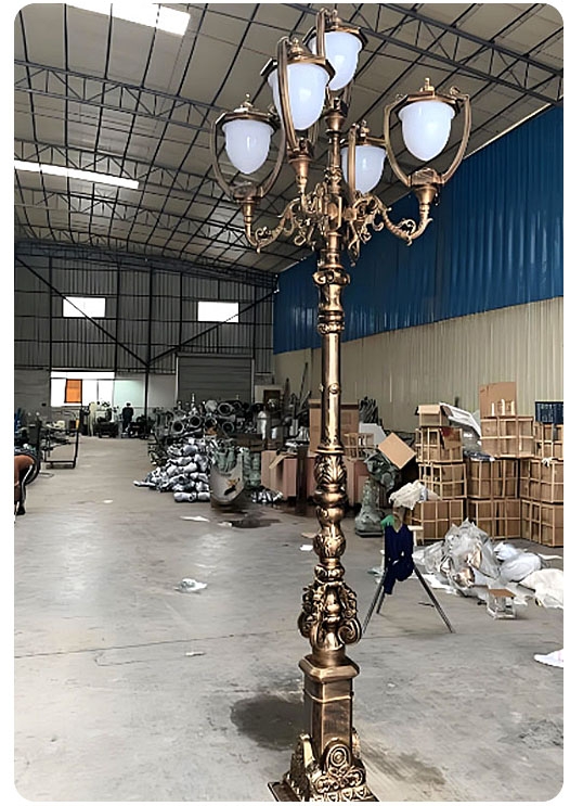 custom outdoor courtyard light