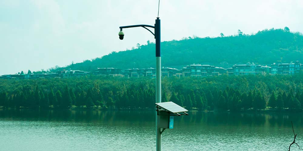Street light pole height and spacing design for urban smart city projects